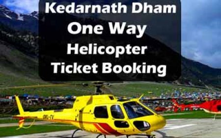 Kedarnath Dham One Way Helicopter Ticket Booking Video