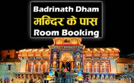 Badrinath Dham Me Mandir ke Pass Room Booking