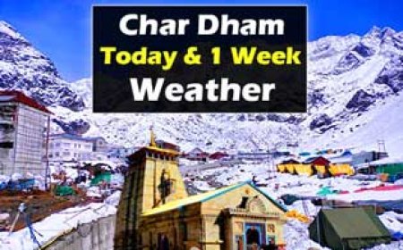 Char Dham Today Weather List | चारो धाम का आज का मौसम