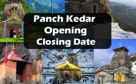 Panch Kedar Opening and Closing Date | पांचो केदार के खुलने और बंद होने की तारीख 
