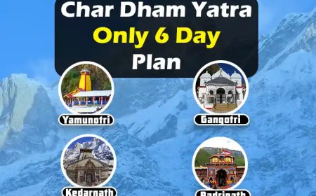 6 Day Me Char Dham Yatra Plan | चार धाम यात्रा प्लान 6 दिन मे