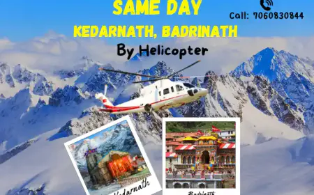 Same Day Do Dham Yatra by Helicopter | Kedarnath Badrinath Helicopter Package