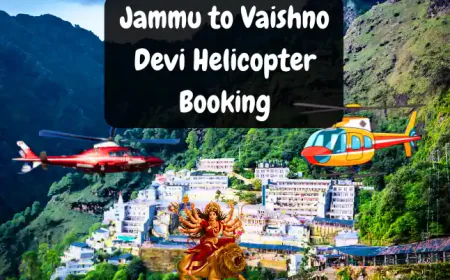 Jammu to Vaishno Devi Helicopter Booking Website | जम्मू से वैष्णो देवी हेलीकाप्टर बुकिंग