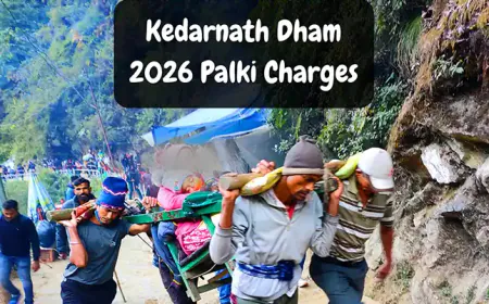 Kedarnath Dham Palki Charges in 2026 | गोरीकुंड से केदारनाथ धाम डोली का किराया
