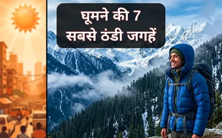 जुलाई 2026 में घूमने की 7 सबसे ठंडी जगहें 🥶 | Packing List के साथ